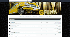 Desktop Screenshot of forum.g-funk.eu